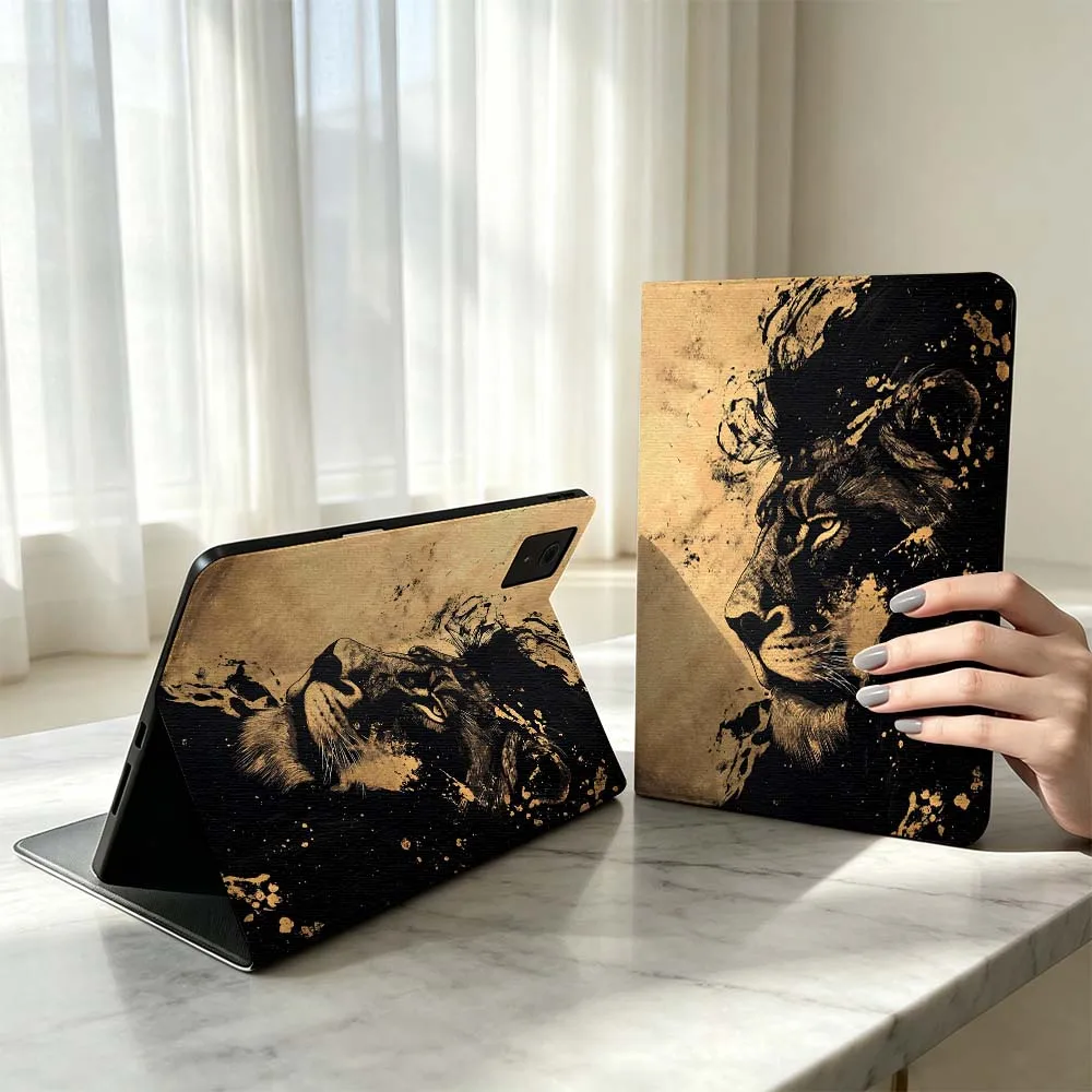 Cool Lion Pattern Soft For Lenovo Xiaoxin Pad Pro Tab P12 P11 11 11.2 11.5 10.6 inch K10 M10 Plus Tablet Case