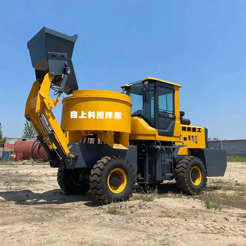 Forklift Self-feeding Flat Mixer Concrete Transporter Construction Machinery