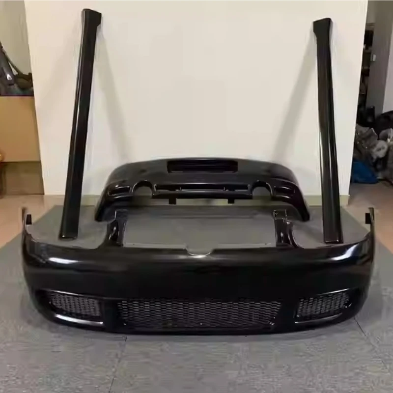 

Car Body Kit for Volkswagen vw Golf 4 MK4 Modified to R32 Style Front Rear Bumper Side Skirt Unpainted Car Accessories