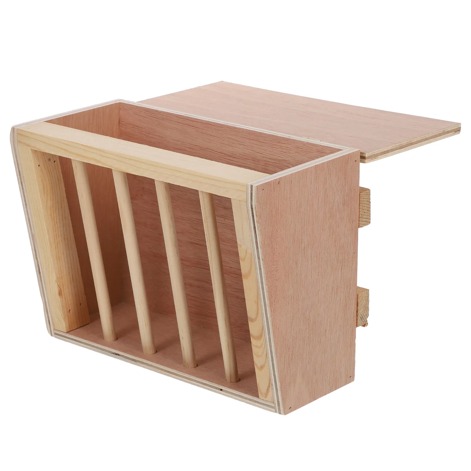 

Деревянная кормушка для сена для кроликов, морских свинок, шиншилл, натуральное дерево, для клеток, для мелких животных