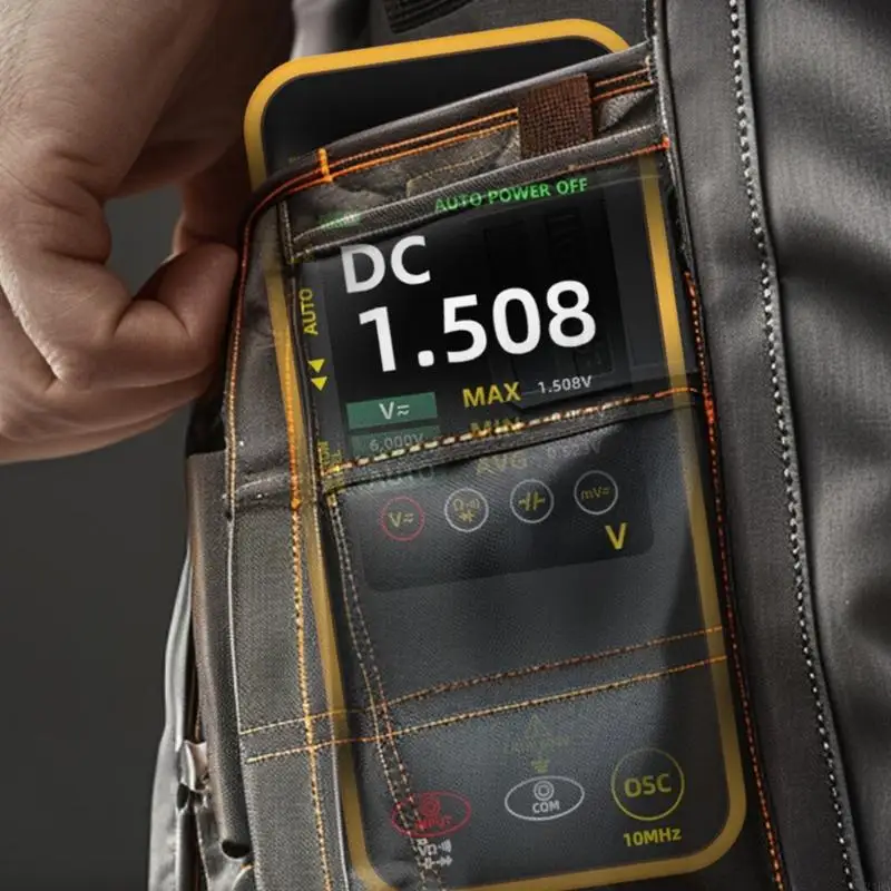  Compacted 10MHz Handheld Oscilloscope With Build In Multimeter And Waveform Captures For Engineers Electrical Diagnostics