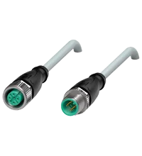 

V1-G-2M-PUR-ABG-V1-G Connection cable, shielded 202723