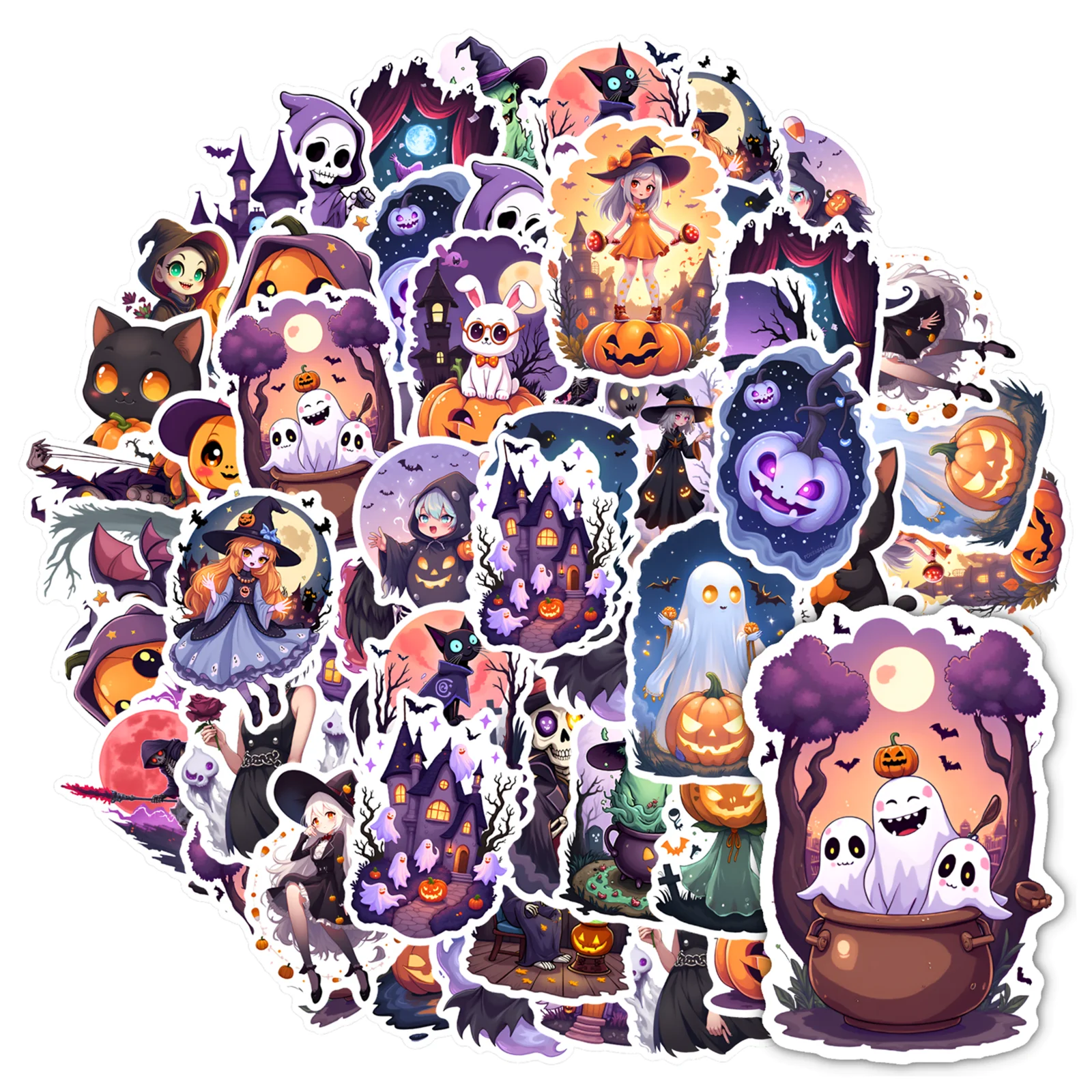 35-50-шт-жуткие-наклейки-на-Хэллоуин-милые-наклейки-ведьмы-наклейки-ведьмы-для-diy-телефона-ноутбука-скрапбукинга-велосипеда-ноутбука