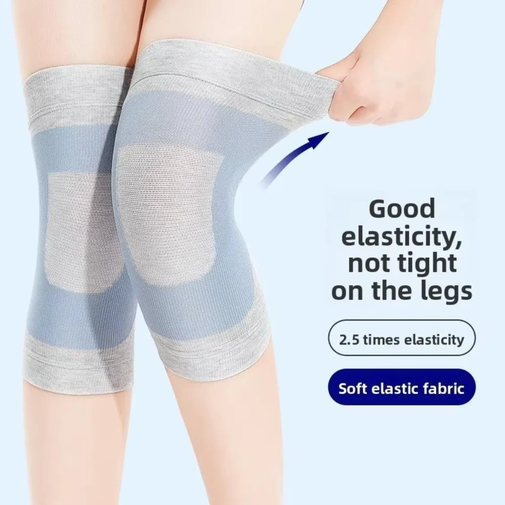 New Breathable Elastic Knee Sleeves Non-Slip Lightweight Sports Knee Braces Warmth Retention Seamless Knee Warmers Running