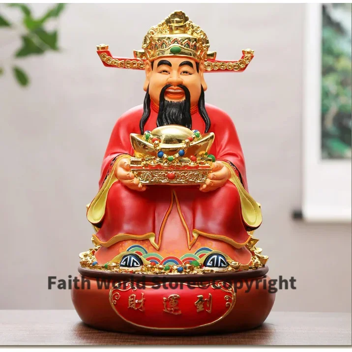 GOOD LUCK HOME SHOP Company open Efficacious Talisman Money Drawing Business booming luck Gold CAI SHEN God of wealth statue