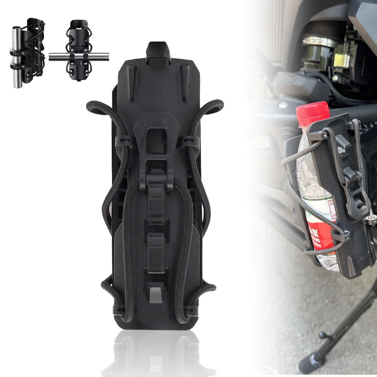 ATV حامل الكأس دراجة نارية زجاجة حامل مشروبات 360 °   دوران توسيع دراجة زجاجة قفص المقود دراجة عربة كرسي متحرك