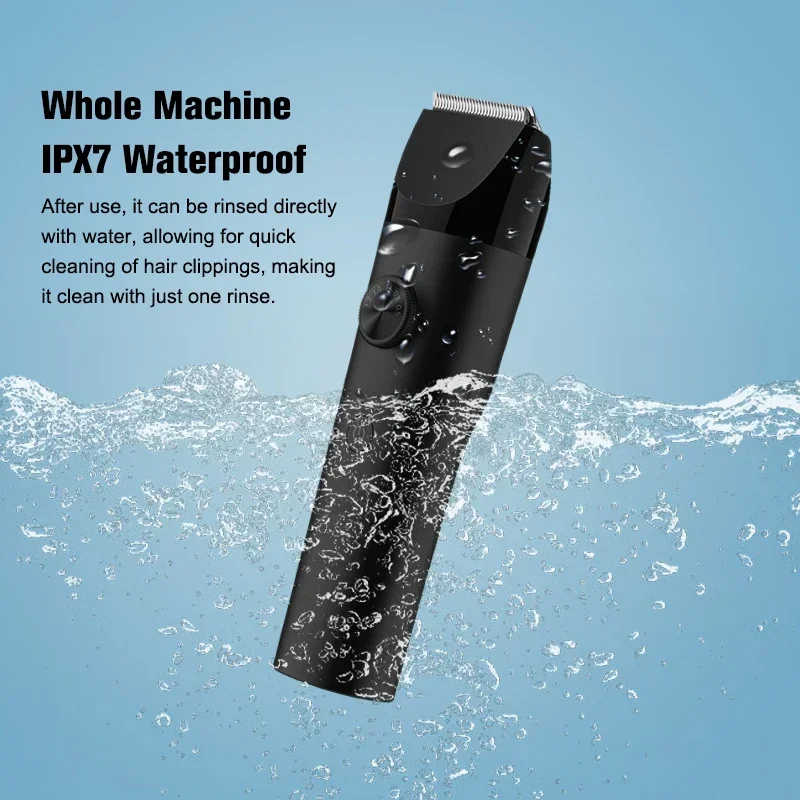 Xiaomi Mijia เครื่องตัดผม IPX7กันน้ำเครื่องตัดผมชายไร้สายแบบมืออาชีพ