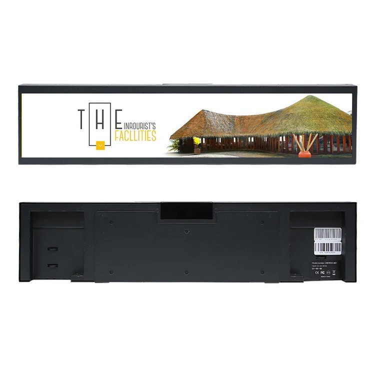 37'' LED Advertising Displays RK3288 1920*540 Touch Screen 700cd/m2 LCD Android 4.4 1GB/8GB Wall-mounted Elevator Use SDK