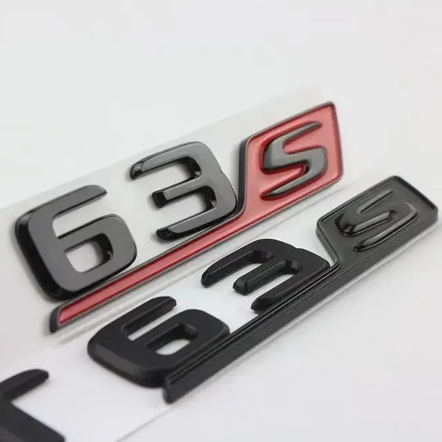 3D ABS Rear Trunk Decal Emblem Badge Sticker For Mercedes AMG GT R S C GTR GTS GT50 GT43 GT53 GT63S W190 W251 Car Accessories