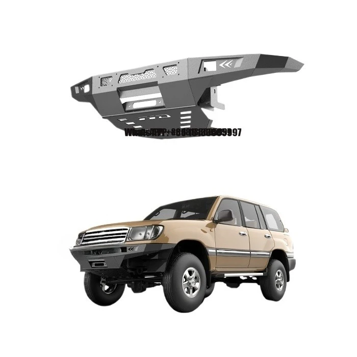 

Стальной передний бампер Wildfront 4x4 для Toyota Land Cruiser 100, прочная конструкция