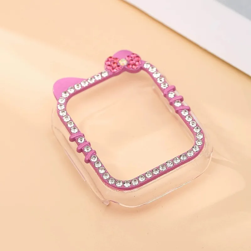 Diamant-Hülle für Apple Watch 11 10 Gehäuse 42mm 46mm 41mm 44mm 40mm 45mm Zubehör Bling Bumper Schutz iWatch Series 9 8 SE 7 – Detail 16