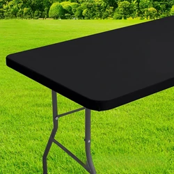 30 X 72 Inch Rectangle Table Cloth Cover Waterproof Tablecloth Fits for Folding Tables Washable Table Protector Camping Outdoor
