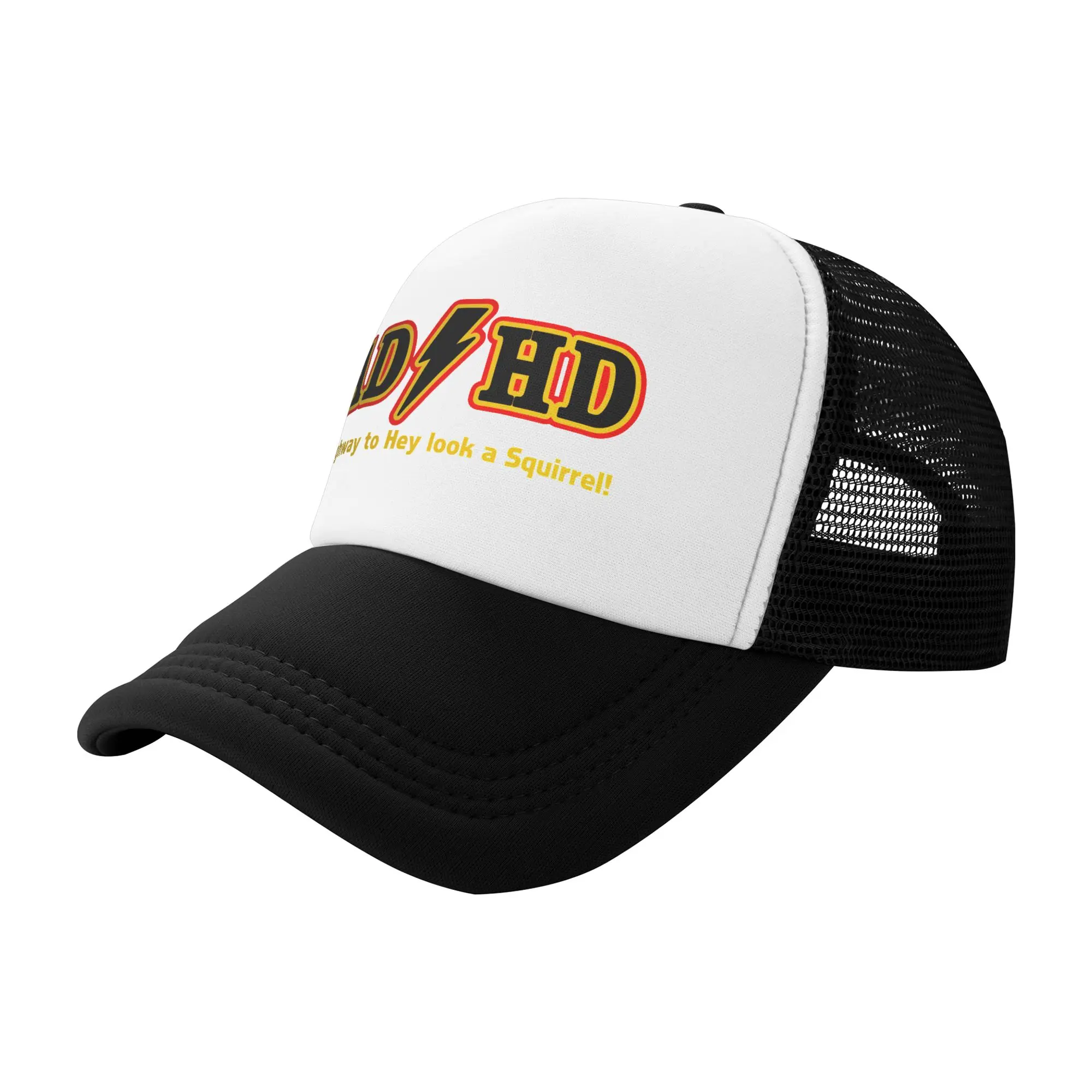 Fashion Unisex ADHD Highway To Squirrel Trucker Hat Adult  Adjustable Baseball Cap Men Women Sports Dad Hat