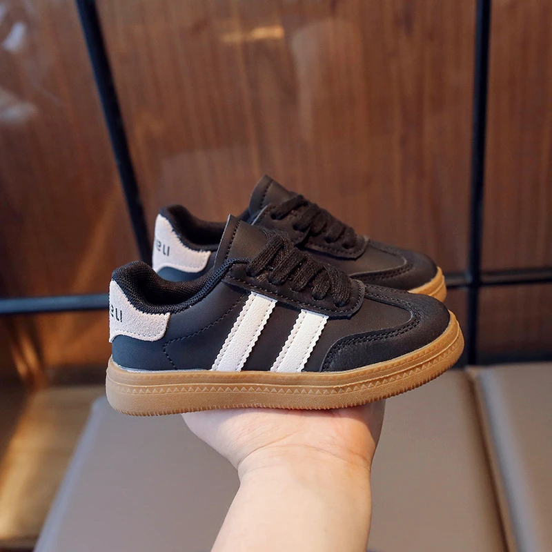 طفل رضيع الترفيه أحذية رياضية 2025 ربيع الخريف الفتيان أحذية رسمية عادية لينة سوليد الأطفال أحذية رياضية أطفال أحذية تدريب