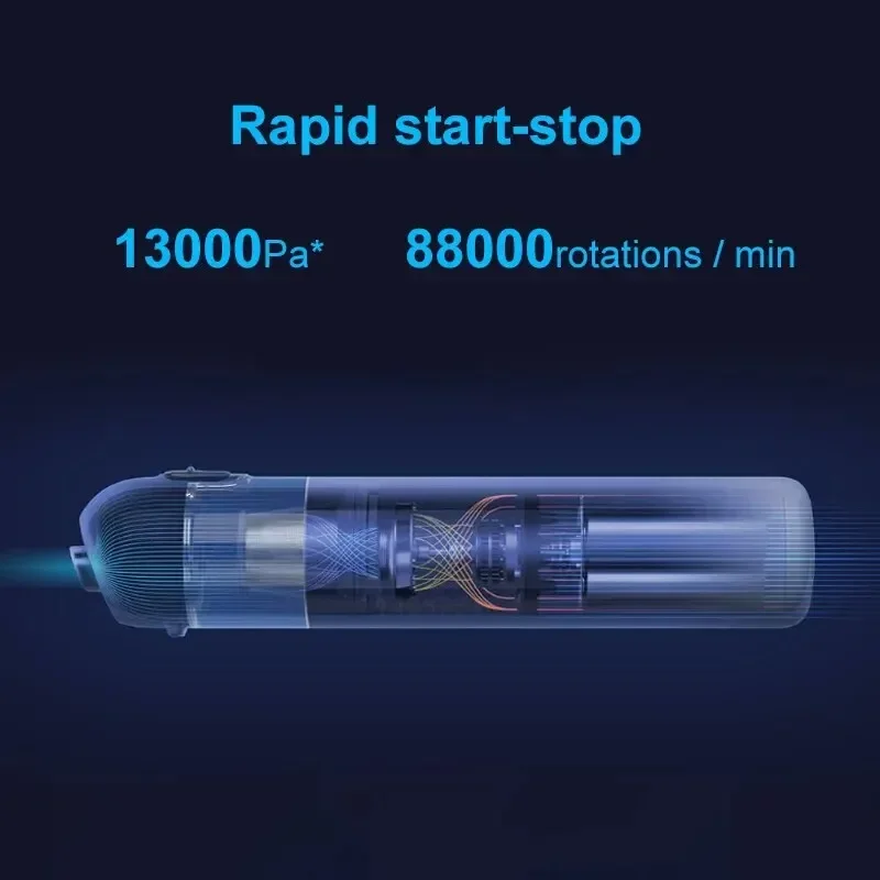 Original Xiaomi Mijia Handheld Vacuum Cleaner 13KPa Portable Home Car Cordless Strong Suction Power Vacuum Type-C Charging Gift