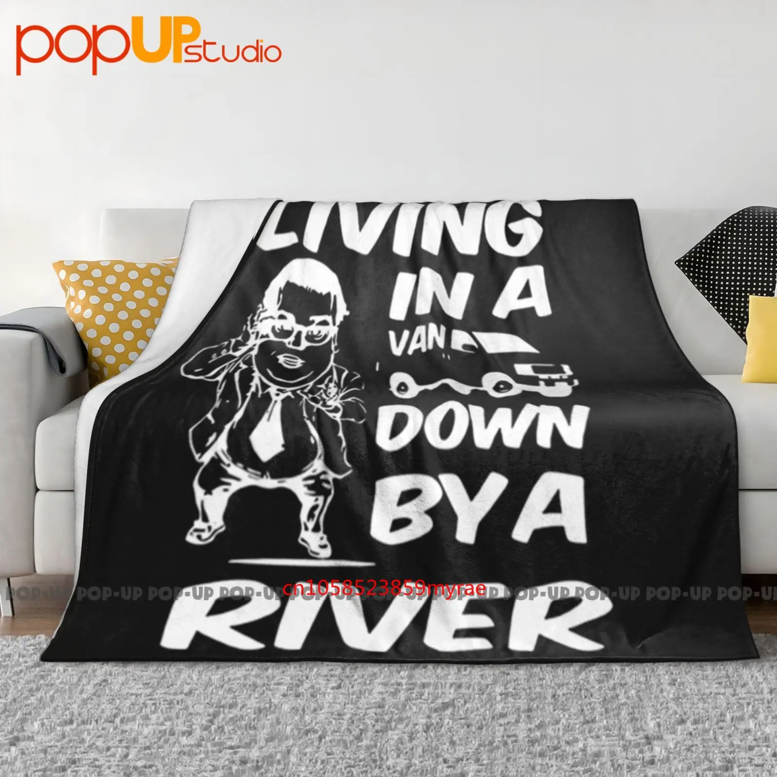 Living In A Van Down By The River Ultra-Soft Blanket Quilt Winter Sofa Cover Bed Covers