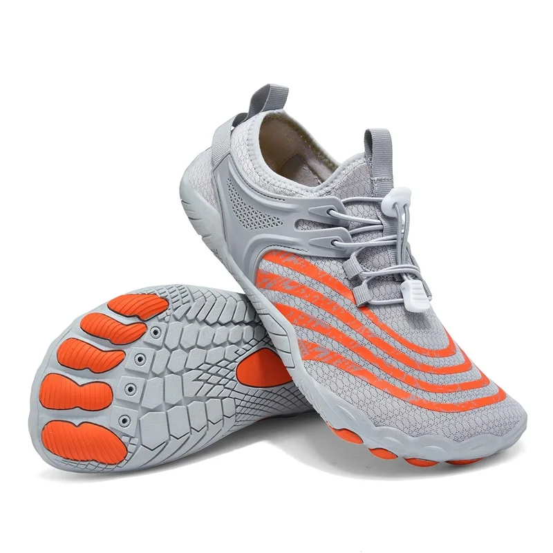 

Men Women Water Shoes Quick Dry Non-Slip Five Finger Shoes Outdoor Wading Swimming Barefoot Aqua Shoes Lightweight Sneakers