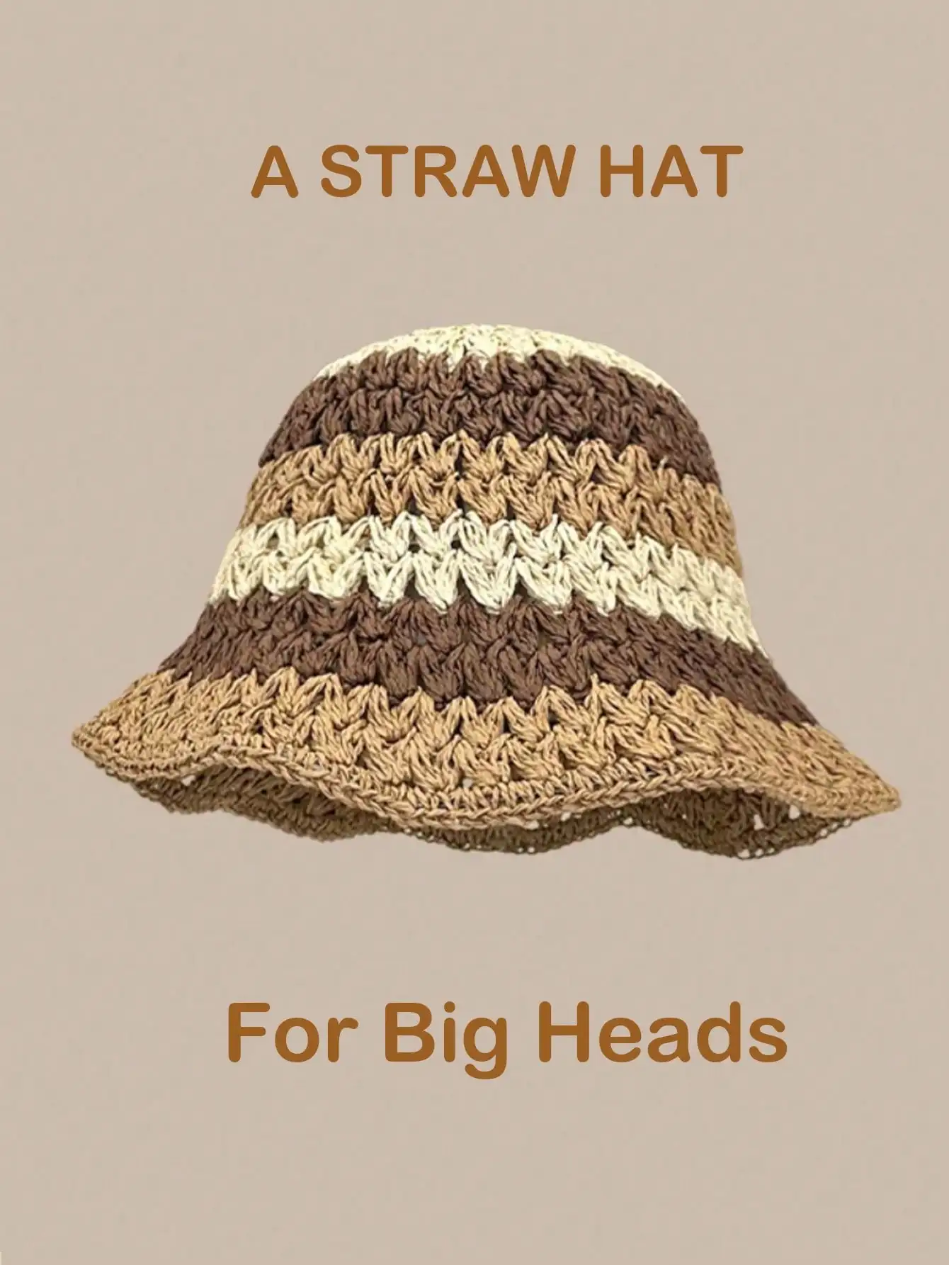 

1 шт. Панама унисекс в контрастную полоску: с большими полями — пляж/путешествие весна/лето