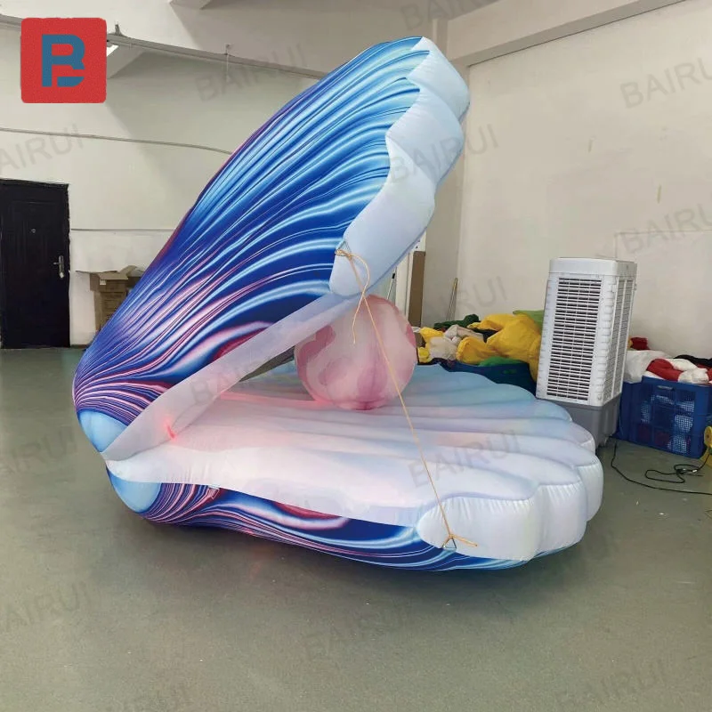 Inflatable shells with blowers, stage decoration, advertising and event decoration