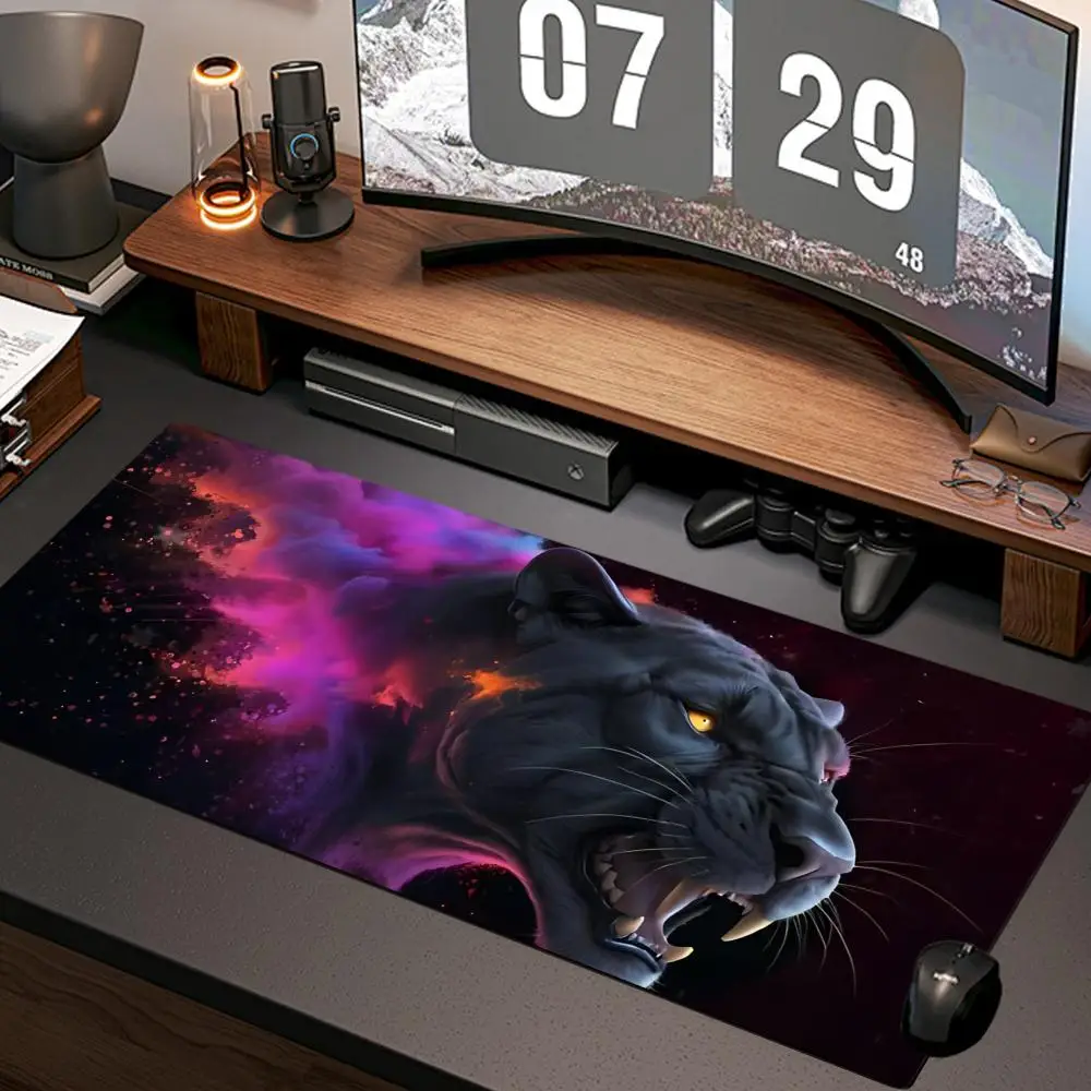 art panther Mouse Pad New Computer Home Mousepad XXL Desk Mats Natural Rubber Office Anti Slip Gaming Accessories pad