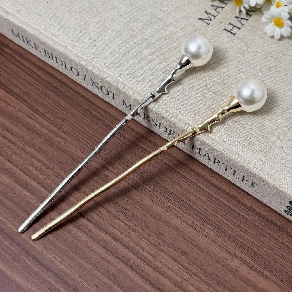 

New Chinese Style Pearl Hairpin, Antique Style Hairpin, Coiled Hair, Daily Simple Modern Hairpin, High-end Qipao Hanfu Headwear