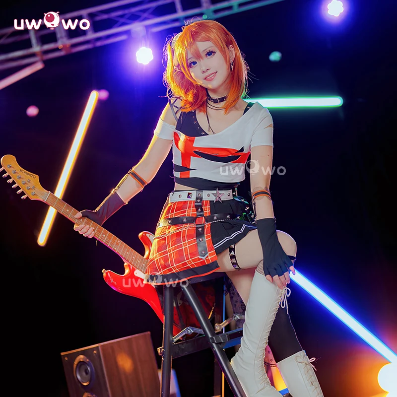 

UWOWO Collab Series: Kosaka Honoka Cosplay Anime Loveee Live! Kosaka Honoka Idolized Rock ver. Cosplay Costume Halloween Costume