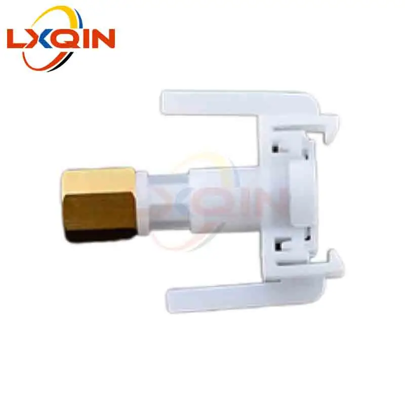 LXQIN Solvent and ink damper connector for Mimaki CJV33 Jv5 M6 copper joint for dx5 dx6 dx7 dampers adapter for inkjet printer