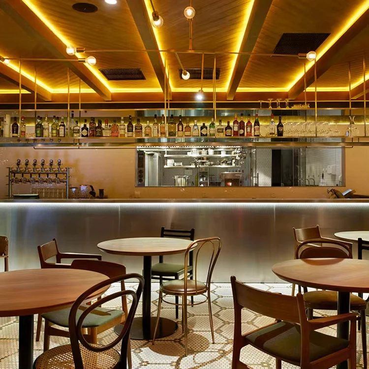 

5 Star Project Case Customized Light Luxury Design Furniture Hotel Restaurant Dining Furniture Set