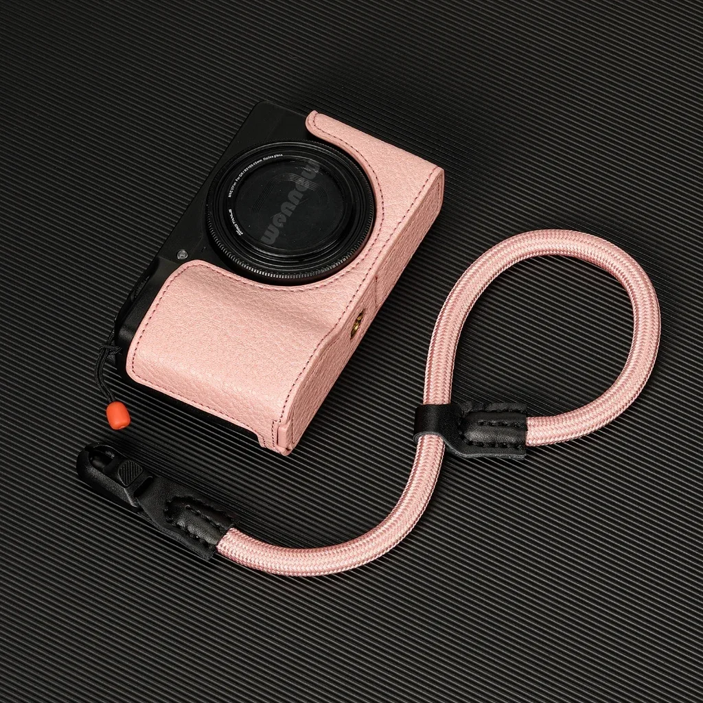 GRIII GRIV PU Leather Case Camera GRIV Casing For Ricoh GR4 GR3 GR3X GRIIIX Cover Neck Strap Quick Release Wrist Shoulder Strap