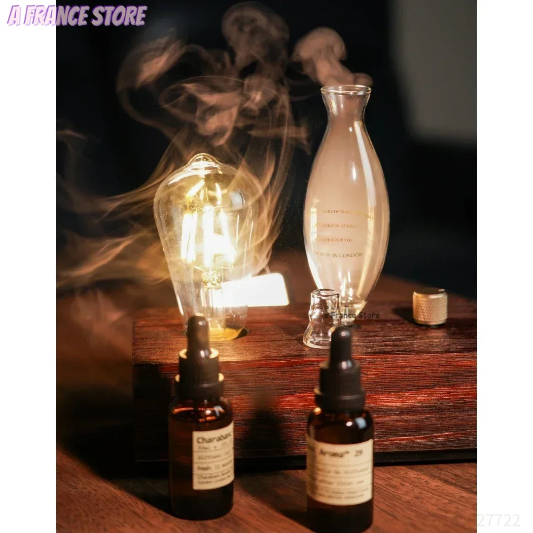 ناشر رائحة خمر التنغستن مصباح بفتيل الروائح آلة المرطب الإضاءة خشب الصندل النقي زيت طبيعي الناشر