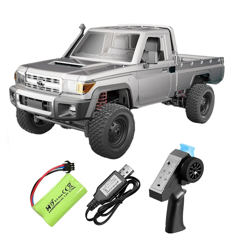 Mn82pro Full Proportion Four Wheel Drive Pickup Truck Mountain Bike Electric Remote Control Car Model Boy Toy Christmas Gifts