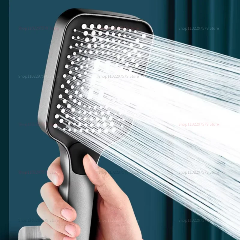 قابل للتعديل 3 وضع الأمطار دش رئيس ارتفاع ضغط تدفق كبير توفير المياه الحمام خلاط دش صنبور سبا الملحقات #5