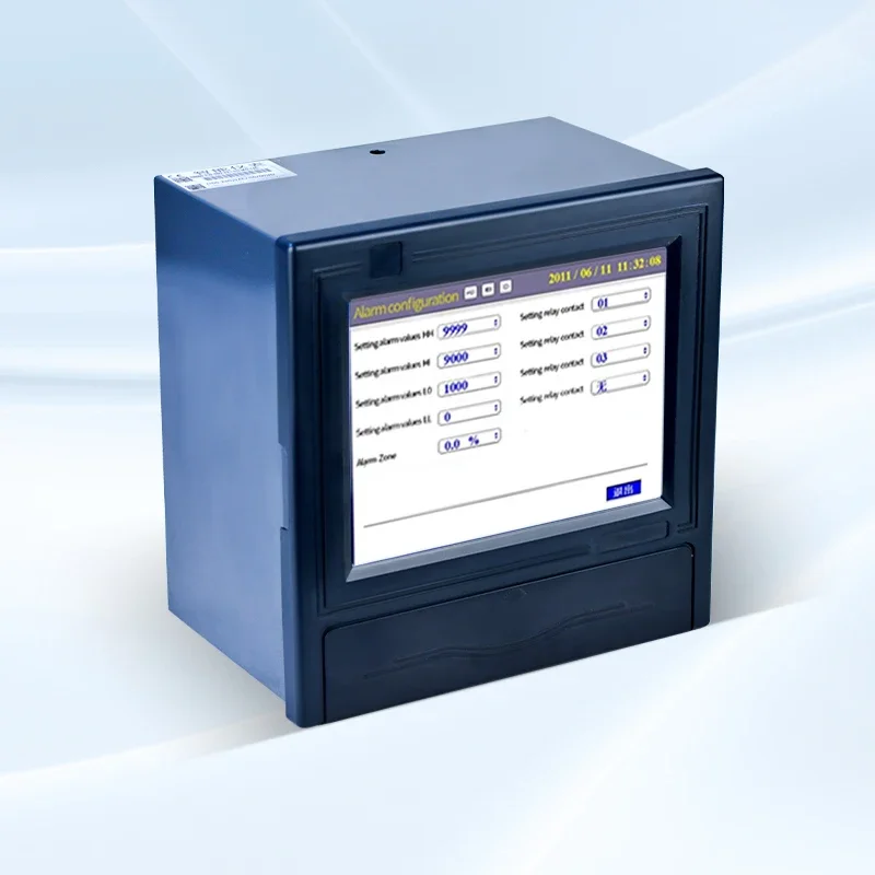 

2026 Industrial Data Logger High Precision Temperature Humidity Pressure Recorder 48 Channel 10.4 Inch LCD Display OEM Customiza