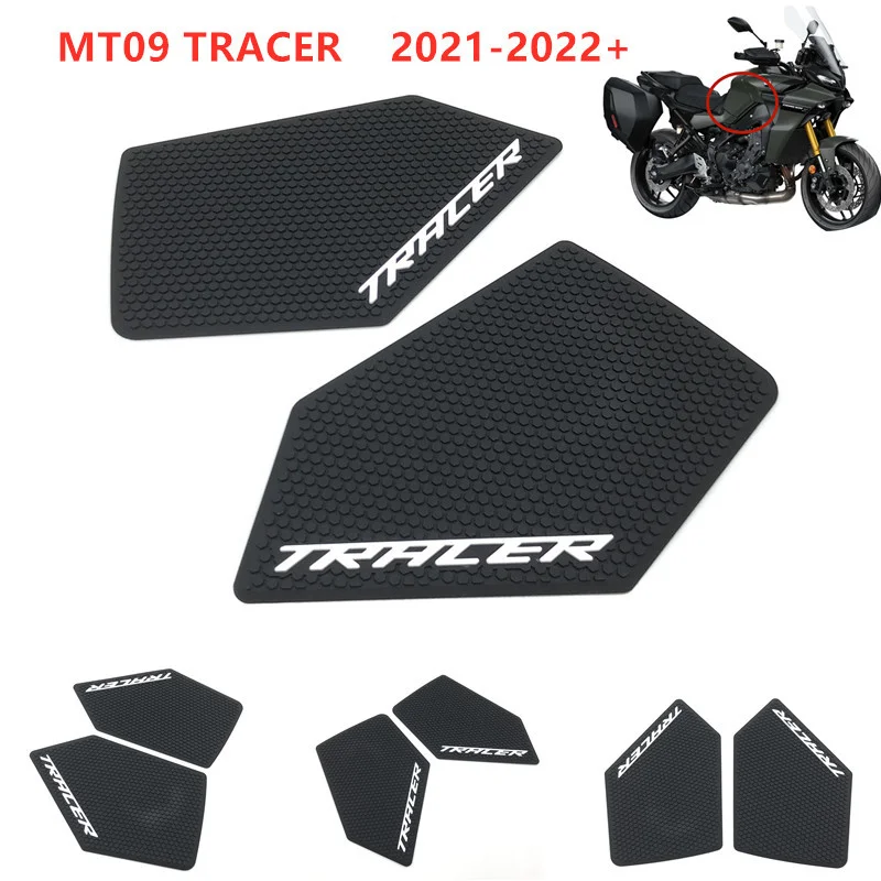 MT09 Tank Pad Sticker Motorcycle Protector Anti Slip Gas Knee Grip Traction Side Decals Fit For YAMAHA MT09 TRACER 2021 2022