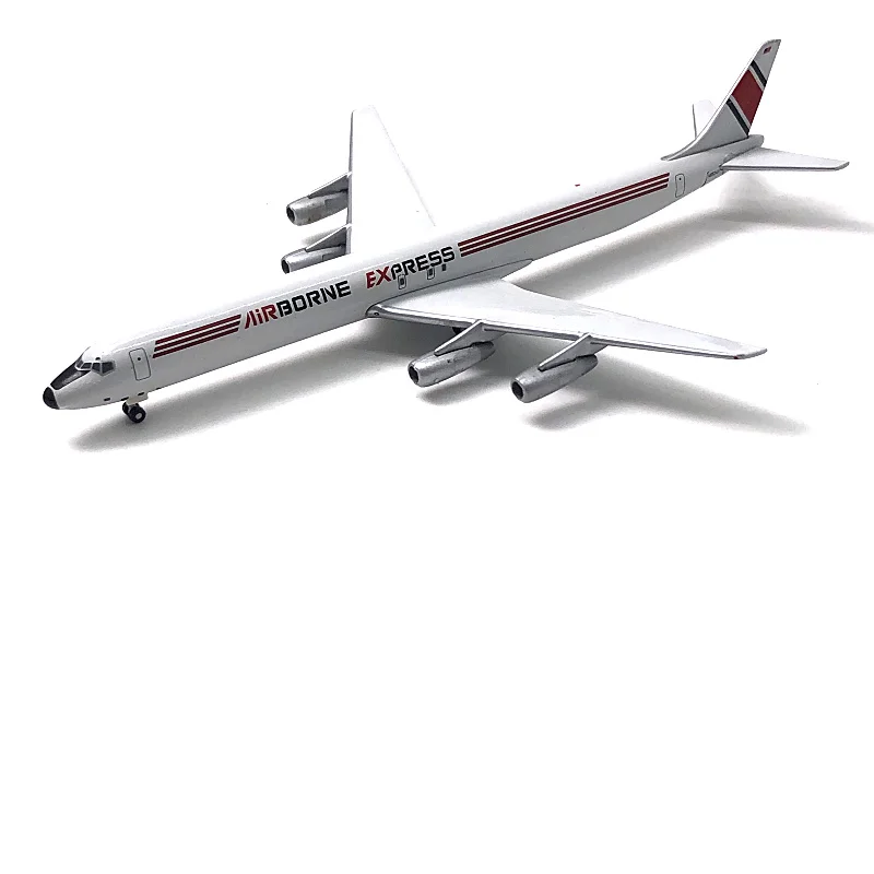 Diecast 1:400 Scale Douglas Dc-8 Simulation Metal Alloy Model Collection Decoration Gift