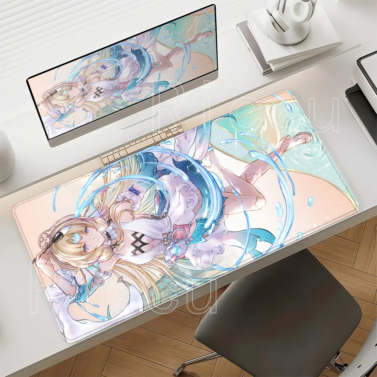 New Pearl Honkai Star Rail HSR Mouse Pad Kawaii HD Printing Anime Girl Desk Mat Office Cabinet PC Gaming Keyboard Large Mousepad
