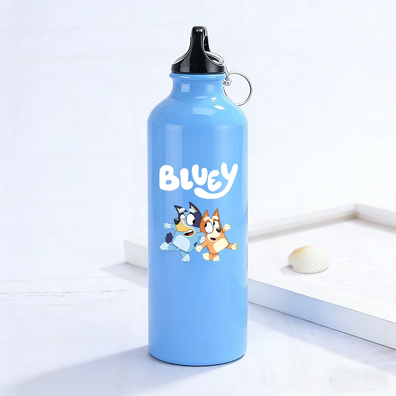 

Детская бутылка для воды Blueye с милым аниме-принтом Kawaii для мужчин и женщин, спортивные бутылки, портативная алюминиевая чашка для чайника, тренажерный зал для мальчиков, вечерние игры, подарок