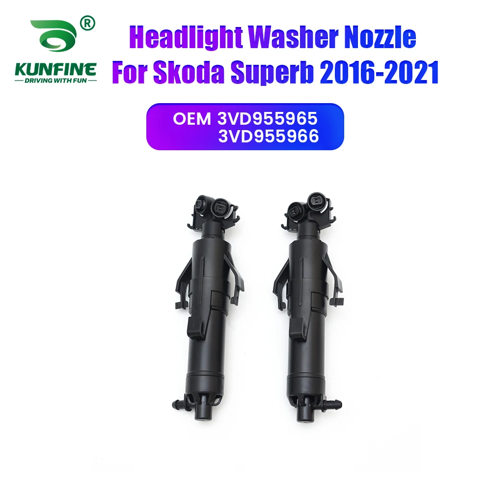 

Автомобильная фара, передний бампер, омыватель, распылительная насадка, крышка насоса для Skoda Superb 2016-2021 3VD955965 3VD955966