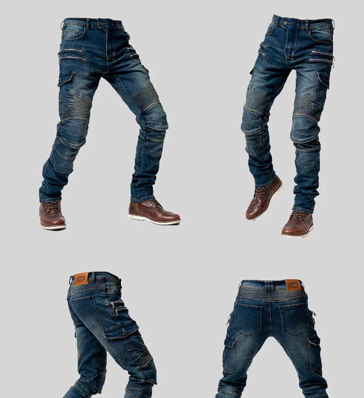 Neue Motocross-Hose mit Doppelreißverschluss im Metallic-Stil für Herren und Damen, Outdoor-Reithose, Schutzausrüstung, Motorradhose – Detail 7