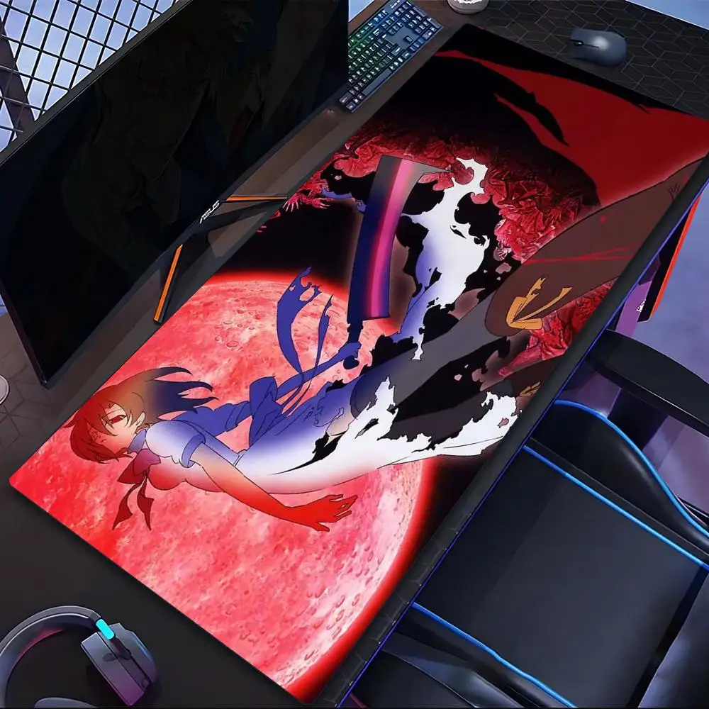 

Higurashi no Naku Koro ni Kira Mouse Pad Tablet mouse Pad Laptop xl desktop mouse mat cute HD printing Gaming keyboard pad 90x40