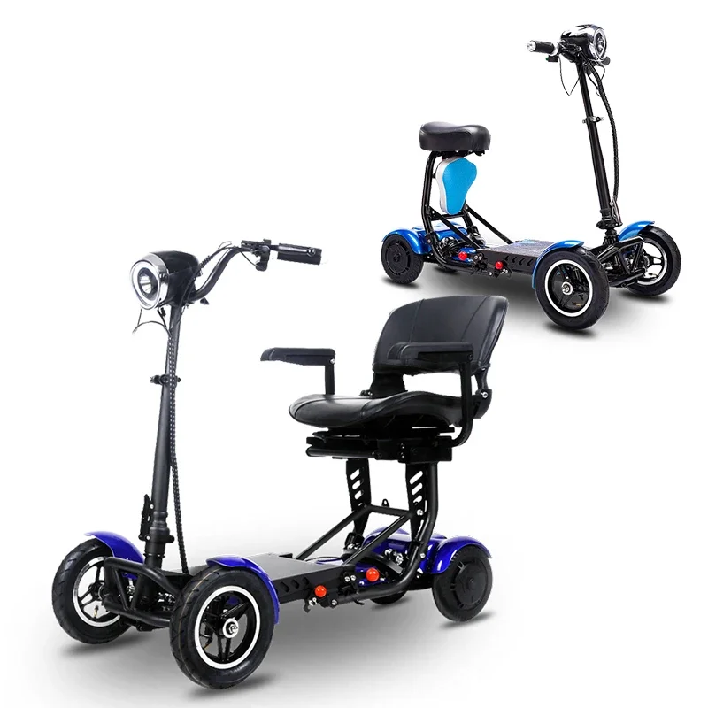 4 Wheel Mobility Handicapped Electric Scooters Disabled Lightweight Electric Scooters Wheelchairs Import Mobility Scooter 500w