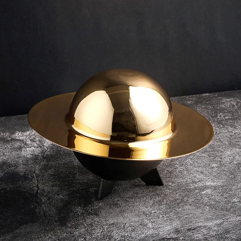 

Современная легкая роскошная планета, орнамент, модель дома, офис продаж, настольный ящик для хранения, вход, креативное украшение планеты