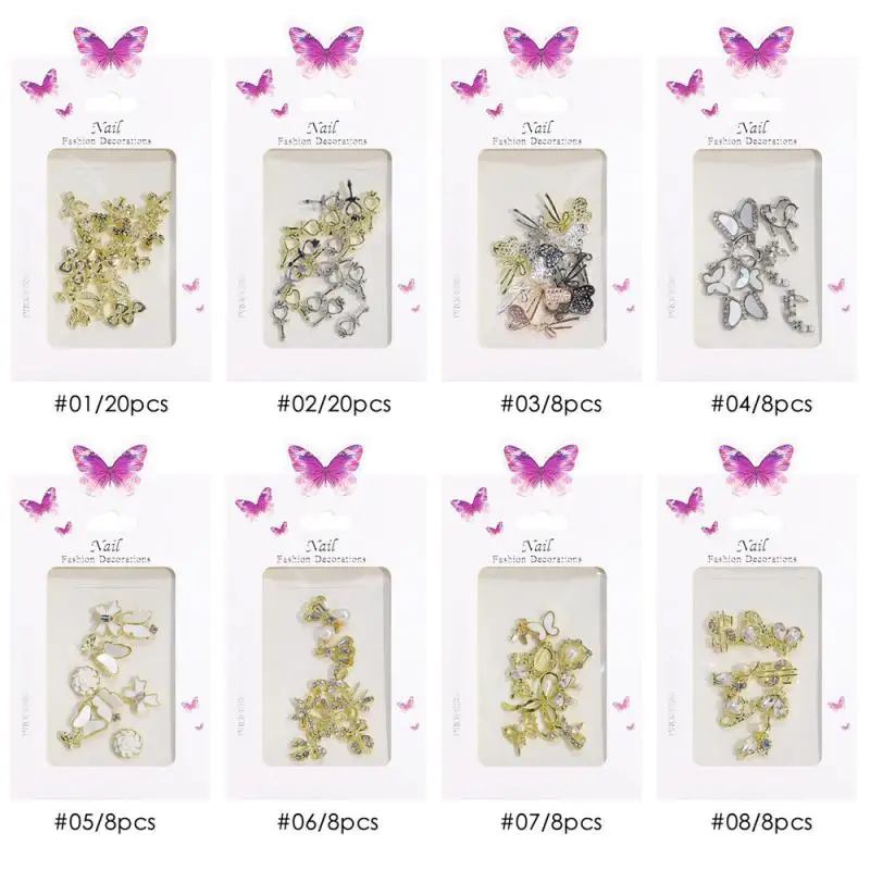 Bag Ch Style Nail Charms Decoration Fashion Chic Bow Kawaii Nails Classic Jewellery Designs Metal Nail Accessories