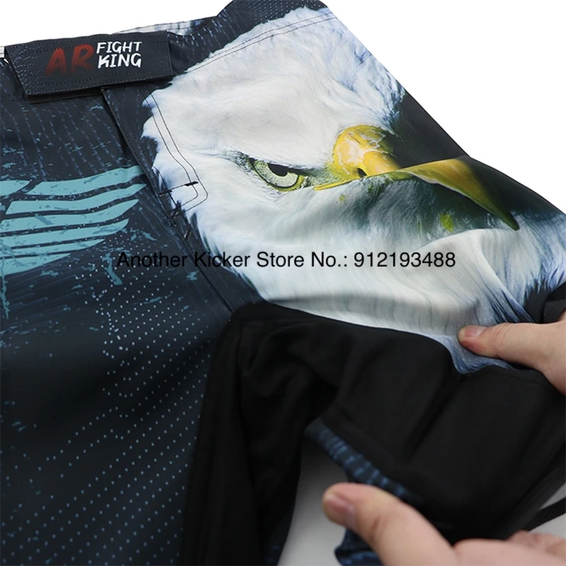 MMA تصارع السراويل الرجال النسر مصعد لا جي BJJ الملاكمة مختلط فنون الدفاع عن النفس والعتاد رياضة رياضية شرارة القتال كيك بوكسينغ السراويل #6