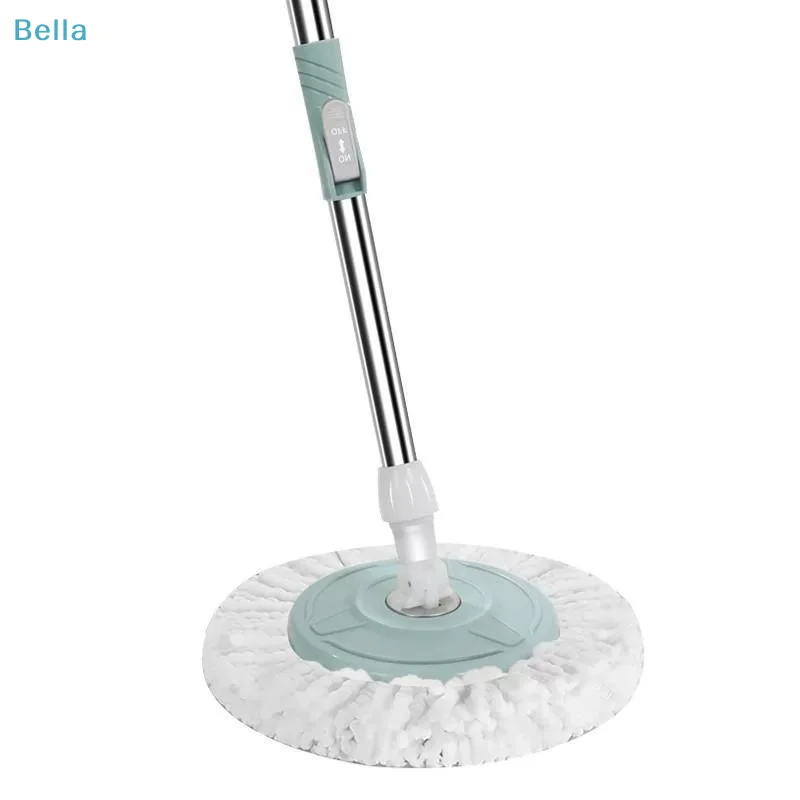 〔M〕Spin Mop Rotating Floor Mop Stainless Steel Handle Microfiber Mop Head Cleaning Mop For Home Kitchen Bathroom Floor Cleaning