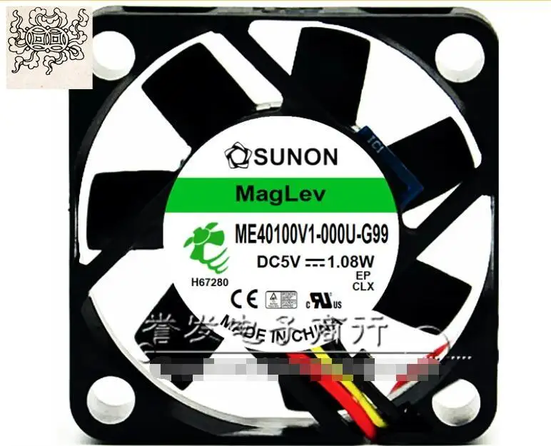 

Ltsf For SUNON ME40100V1-000U-G99 DC 5V 1.08W 40x40x10mm 3-Wire Server Cooling Fan