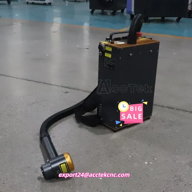 

300W Backpack JPT Pulse Fiber Laser Cleaning Machine AC 220V/Battery Powered Laser Cleaner For Metal Wood Oil Paint Rust Removal