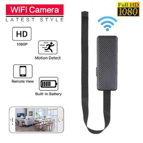 미니 카메라 DIY 휴대용 감시 카메라, WiFi 모션 감지, 원격 보기, 실시간 보안 비디오 녹음기 캠코더