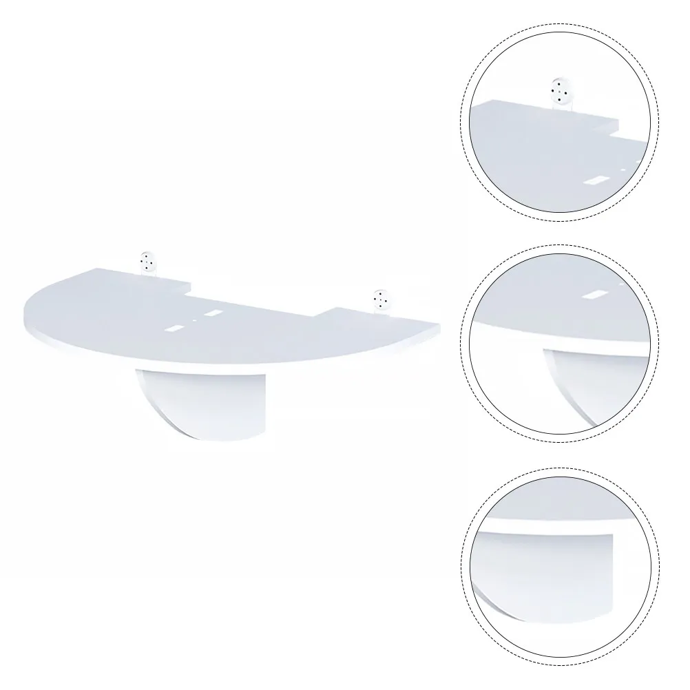 

Projector Storage Rack Nail-Free Design Wall Hanging Shelf Strong Load-Bearing Home Display Organizer Punch-Free Projector Stand