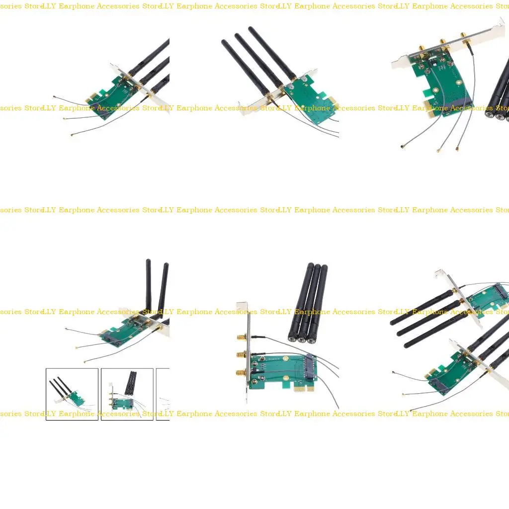 

462E Wireless Wifi Card Mini PCIE To PCI-E 1X Desktop Adapter Accessories
